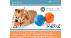 Desktop Screenshot of planetdogstore.co.uk